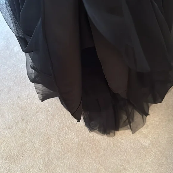Ballgown by ASOS. Size 4. Black. - Picture 6 of 7